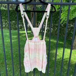 NWT Free People Overall Skirt Dress with Pockets